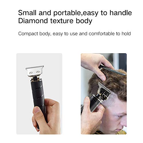 Professional Electric Pro Li Outliner Hair Clippers for Men, Cordless Rechargeable Zero Gapped Cutting t Outliner, Baldhead Beard Pro Trimmer with 4 Guide Combs