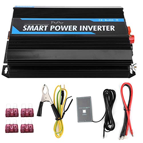 Inverter 12 to 220,Power Inverter,2000W 12V to 220V Pure Sine Power Voltage Inverter Transformer Auto Accessory