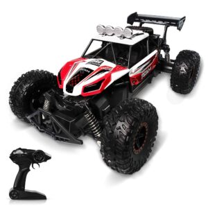 WQ Remote Control Car, 2.4GHz High Speed RC Cars, Offroad Hobby RC Racing Car, 1/14 Scale RC Truck, All Terrain Waterproof Electric Toy Car Gift Boys Girls Kids for 3 4 5 6 7 8 9 Year Old