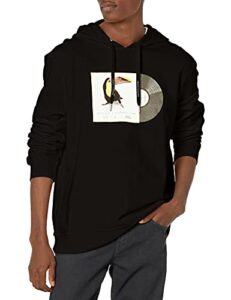 a | x armani exchange men's national geographic limited edition hoodie sweatshirt, black toucan, large