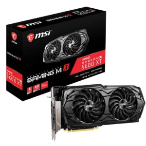 MSI Gaming Radeon RX 5600 XT Boost Clock: 1620 MHz 192-bit 6GB GDDR6 DP/HDMI Dual Torx 3.0 Fans Freesync DirectX 12 Ready Graphics Card (RX 5600 XT GAMING MX)