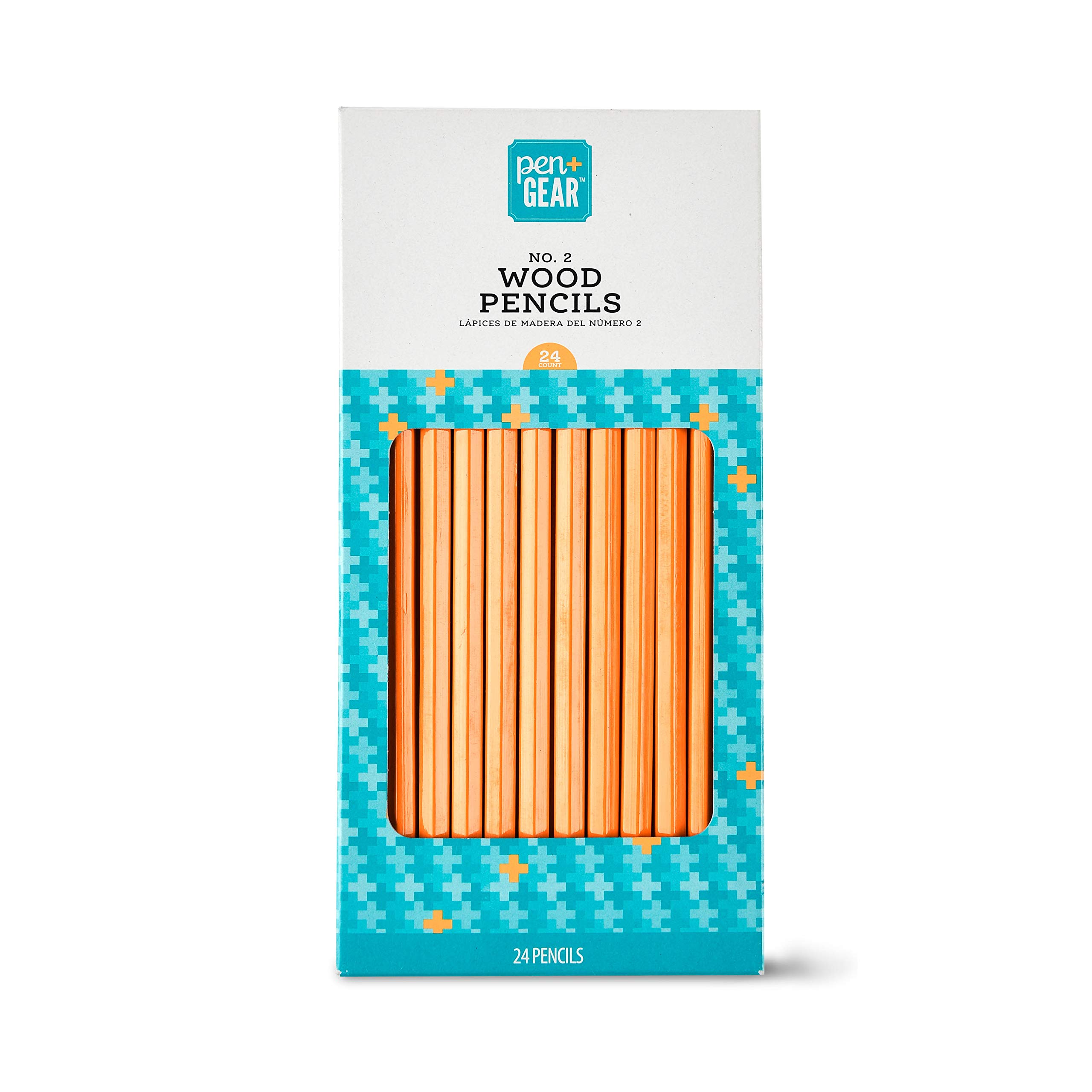 Pen+Gear No. 2 Wood Pencils 24 Count, School and Office (96 Count)