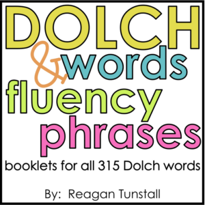 dolch words and fluency phrases books