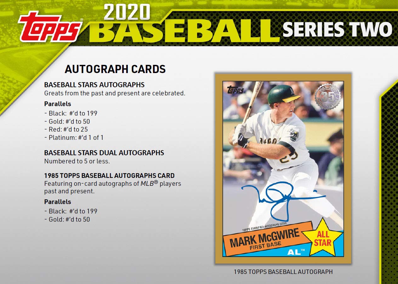 2020 Topps Baseball Series #2 Unopened Blaster Box of Packs with 99 Cards Including One EXCLUSIVE Medallion COIN Card