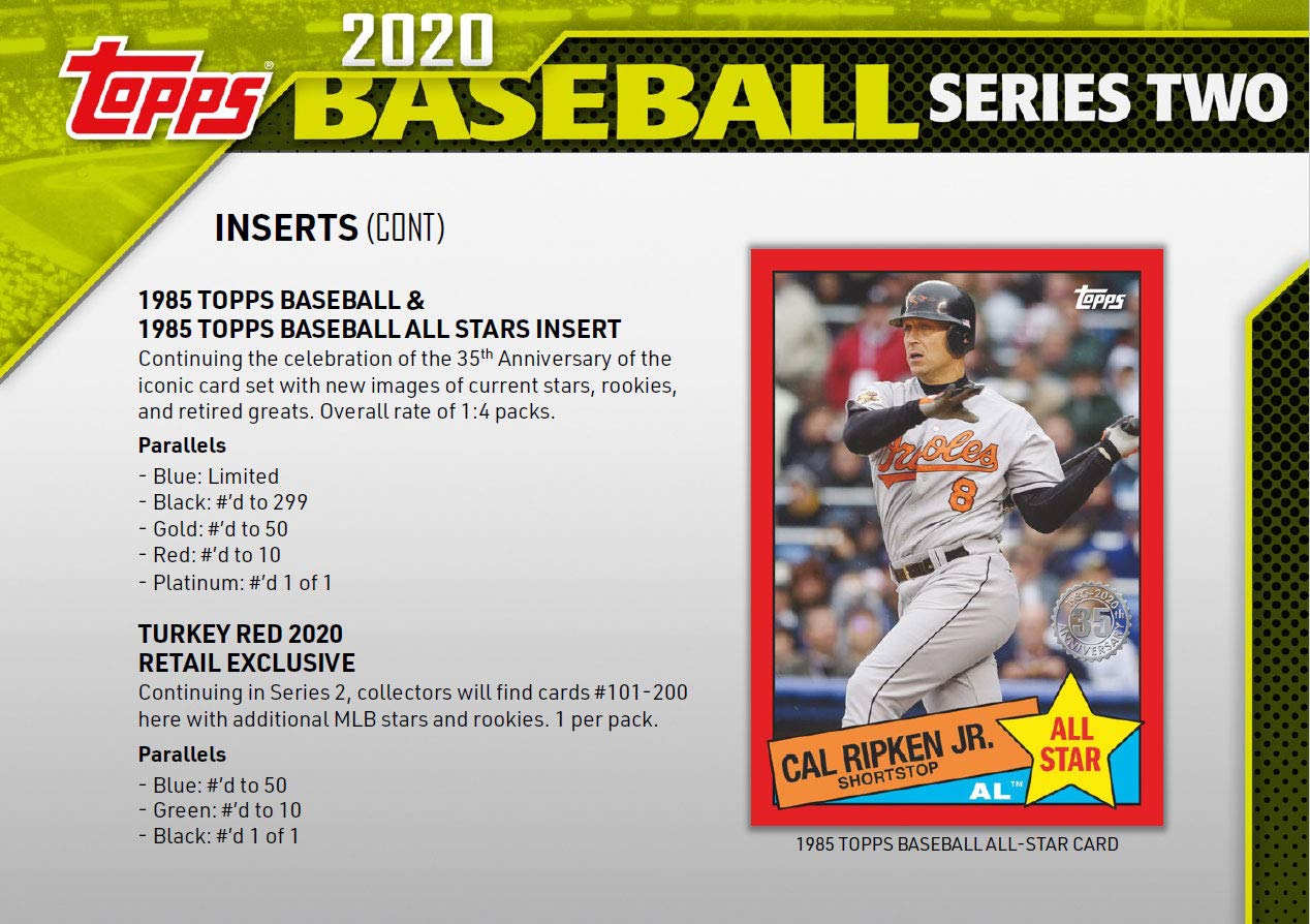 2020 Topps Baseball Series #2 Unopened Blaster Box of Packs with 99 Cards Including One EXCLUSIVE Medallion COIN Card