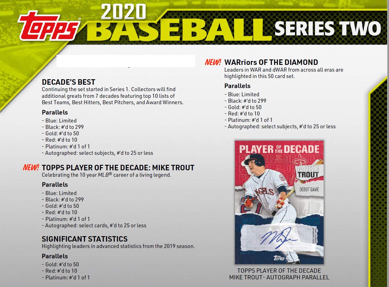 2020 Topps Baseball Series #2 Unopened Blaster Box of Packs with 99 Cards Including One EXCLUSIVE Medallion COIN Card