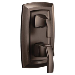 moen ut3611orb voss collection m-core 3-series 2-handle shower trim with integrated transfer, valve required, oil-rubbed bronze