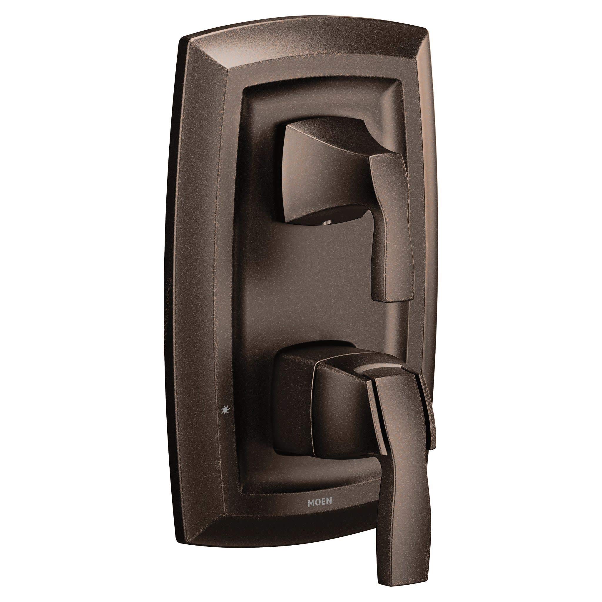 Moen UT3611ORB Voss Collection M-CORE 3-Series 2-Handle Shower Trim with Integrated Transfer, Valve Required, Oil-Rubbed Bronze