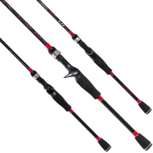 favorite lit spinning and bait casting fishing rods | light weight carbon fiber graphite blend fishing rod