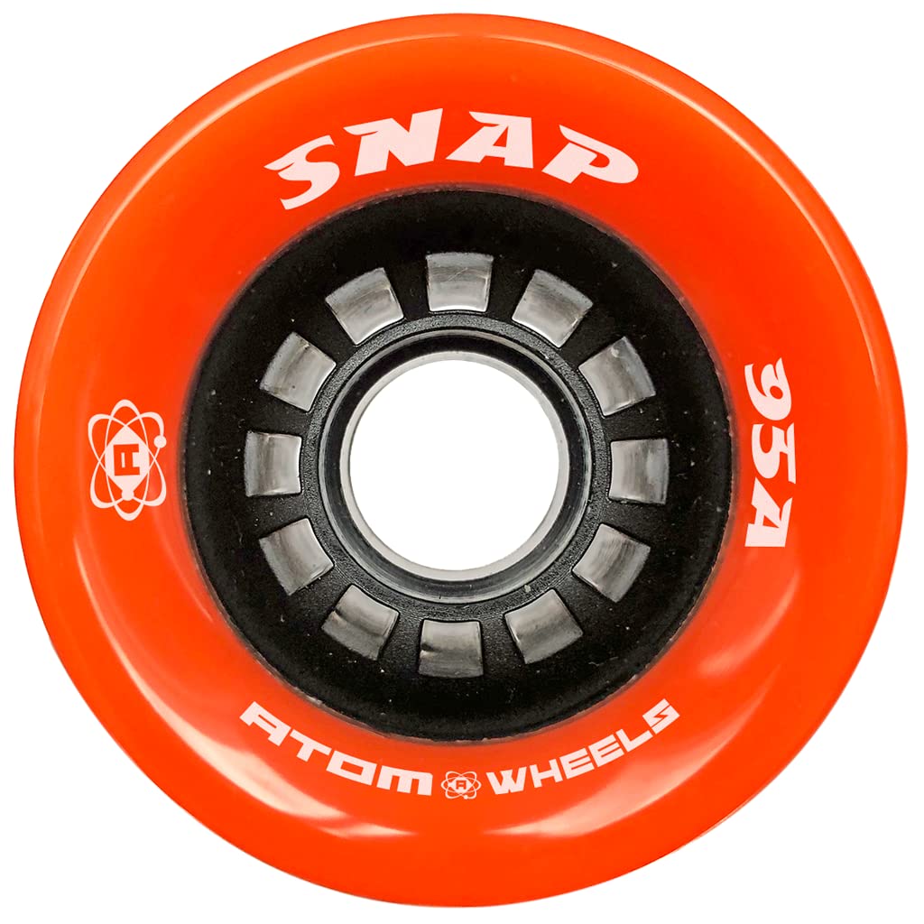 Atom Snap Indoor Roller Skate Wheels (Orange)