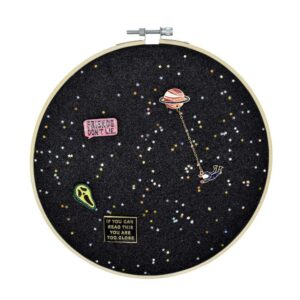 reove wall hanging pin collection display stand enamel pin display holder display board, canvas leather embroidery hoop for display pins buttons wall decoration