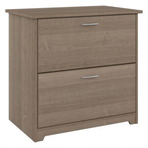 bush wc31280 cabot 2-drawer lateral file cabinet, letter/legal, ash gray, 31-inch