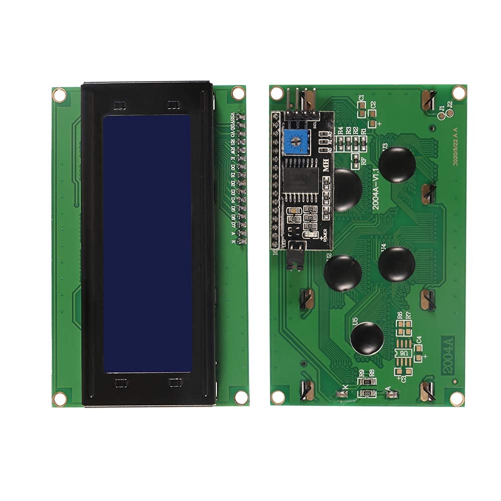 Aoicrie 16x2 2004 LCD Display Module with IIC/I2C/TWI Serial Interface Adapter, IIC I2C TWI 1602 Serial LCD Module Display, for Mega 2560