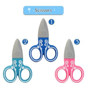 LEIZHAN Cute USB Flash Drive 16GB, 3 Pack Scissors Design Novelty Thumb Drive USB 2.0 Computer Memory Stick Pen Drive U Disk Jump Drive Gift