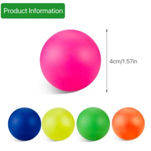 Sumind 5 Pieces Replacement Beach Balls Paddle Replacement Balls Extra Balls for Outdoor Activities, Assorted High Visibility Colors