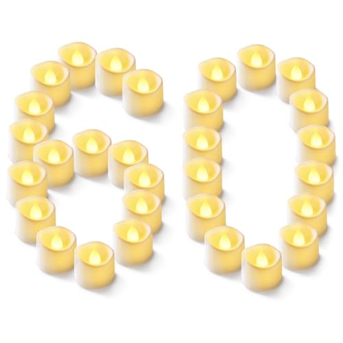 Homemory Absolutely Value 60Pcs LED Tea Lights