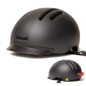 thousand adult bike helmet - chapter collection - racer black, medium, mips