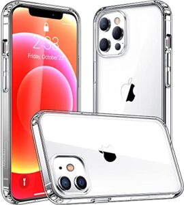 mkeke compatible with iphone 12 case/compatible with iphone 12 pro case, clear shockproof protective phone cases slim thin cover for iphone 12/12 pro 6.1 inch released in 2020
