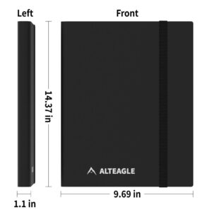 Alteagle 9 Pocket Trading Card Binder, 360 Side Loading Pocket Album for TCG