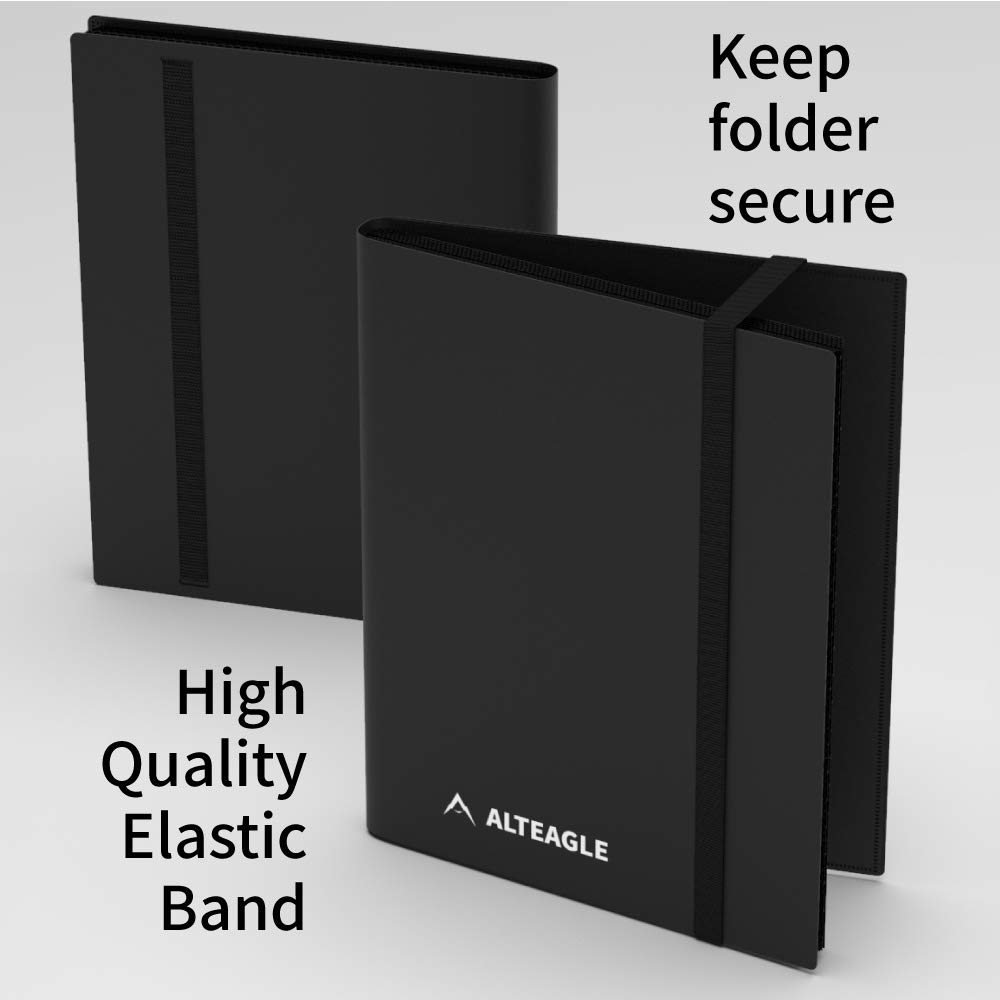 Alteagle 9 Pocket Trading Card Binder, 360 Side Loading Pocket Album for TCG