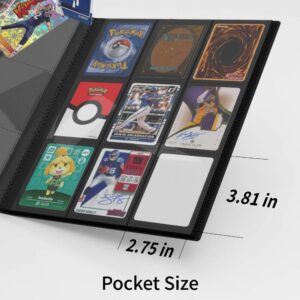 Alteagle 9 Pocket Trading Card Binder, 360 Side Loading Pocket Album for TCG