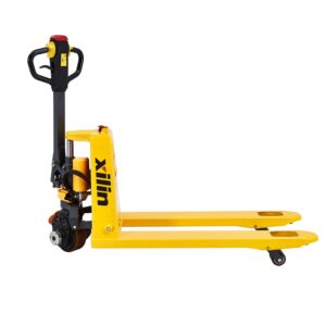 xilin electric powered pallet jack 3300lbs capacity lithium battery mini type walkie pallet truck 48"x27" fork size