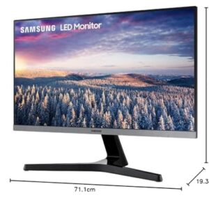 SAMSUNG 27 inch Class SR35 Full HD Monitor with Bezel-Less Design, AMD Freesync and 75Hz Refresh Rate (LS27R350FHNXZA)