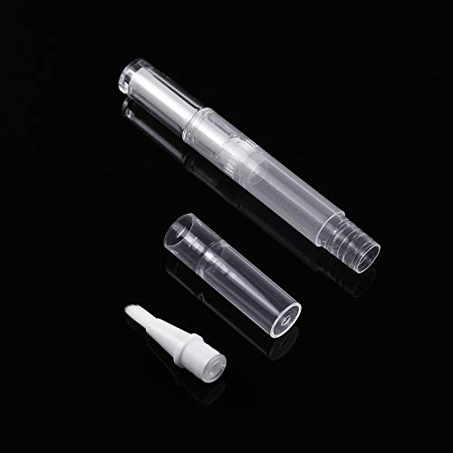 100 Pack 3Ml Transparent Twist Pens Empty Nail Oil Pen Brush, Cuticle Oil Pen Cosmetic Lip Gloss Container Applicators