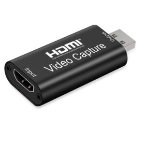 audio video capture cards, awaduo hdmi to usb 2.0 - high definition 1080p 30fps - record directly to computer for gaming/streaming/teaching/video conference or live broadcasting