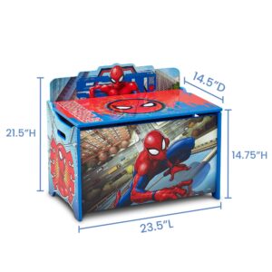 Delta Children Deluxe Toy Box, Spider-Man