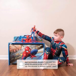 Delta Children Deluxe Toy Box, Spider-Man