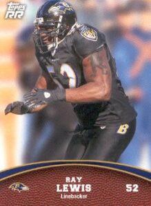 2011 topps rising rookies #47 ray lewis nfl football trading card