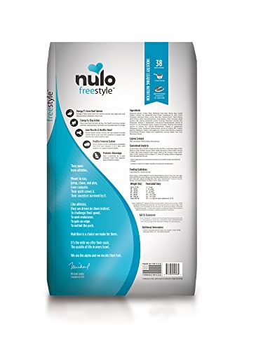 Nulo Freestyle Adult Dog Food, Premium All Natural Grain-Free Dry Small Kibble Dog Food, with BC30 Probiotic for Healthy Digestion, and High Animal-Based Protein with no Chicken or Egg Alternatives