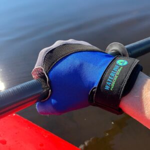 WaterLine Half Finger Paddling Gloves for Kayaks, Canoes and SUP Paddle Boards (Large)