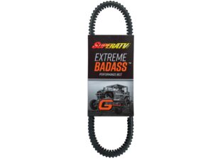 superatv heavy-duty extreme badass cvt drive belt for 2011-2020 polaris rzr 900 (all models) | aramid fiber cord & high strength rubber | smooth engagement | higher power transfer through clutch