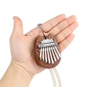 Mworld2 8 Key Mini Kalimba Exquisite Finger Thumb Piano, Mini Piano Musical Instruments, Professional Beginners Musical Instruments for Gift to Kids Friends Beginners