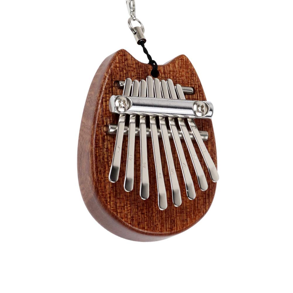 Mworld2 8 Key Mini Kalimba Exquisite Finger Thumb Piano, Mini Piano Musical Instruments, Professional Beginners Musical Instruments for Gift to Kids Friends Beginners