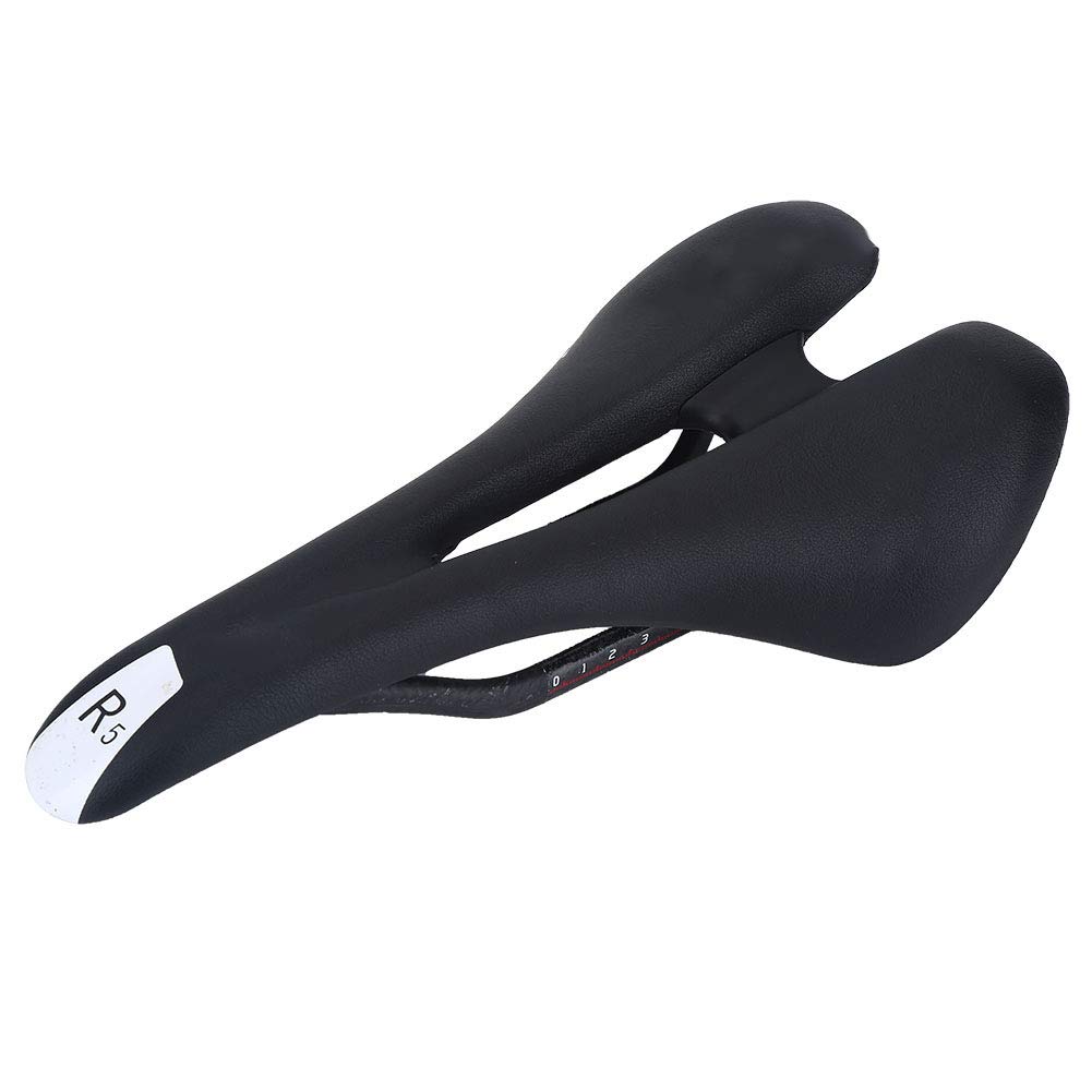 Saddle, Carbon Fiber Bike Seat Saddle, Ultra-Light Mountain Road Bike Saddle Replacement Accessory Comfortable Cushion with Rail Mountain Road