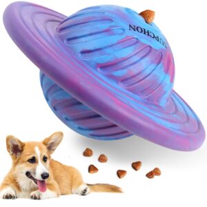supchon interactive dog toys, dog puzzle toys for large medium dogs 100% natural rubber dog treat dispensing balls