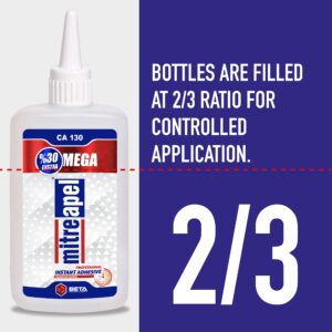 Super CA Glue (3x4.5 oz) with Spray Adhesive Activator (3x16.9 fl oz) Ca Glue with Activator for Wood, Plastic, Metal, Leather, Ceramic - Cyanoacrylate Glue for Crafting and Building (3 Pack)