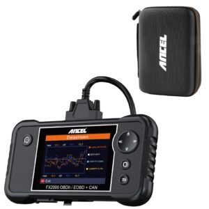 ancel fx2000 with case enhanced vehicle transmission abs obd2 scanner, automotive obdii diagnostic scan tool car check engine code reader with 16gb memory card [2022 newest version]
