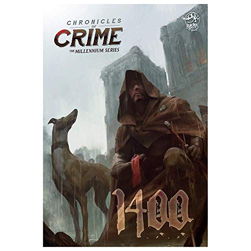 Chronicles of Crime Millennium 1400 Board Game - Immersive Detective Mystery Adventure, Cooperative Game for Kids and Adults, Ages 12+, 1-4 Players, 60-90 Minute Playtime, Made by Lucky Duck Games