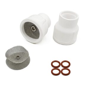 rx weld #12 ceramic (twin pack) white tig welding cups