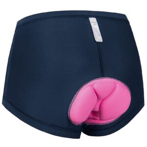 women's cycling underwear 4d padded bike shorts lightweight bicycle biking undershorts breathable ergonomic design blue
