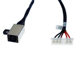Sicastar DC_in Power Jack with Cable Connector for Dell Inspiron 15 3000 3551 3552 3558 3559 3583 3458 Series Laptop 450.030060001