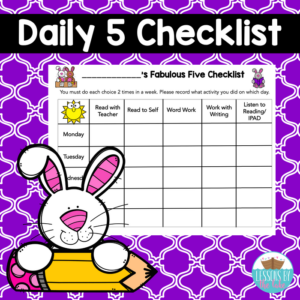 daily 5 checklist