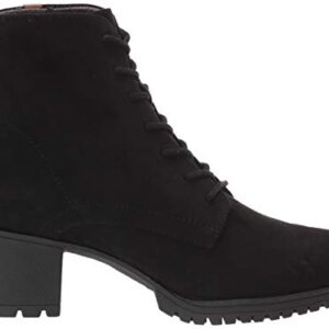 Dr. Scholl's Shoes Women's Laurence Ankle Boot, Black Microfiber, 6