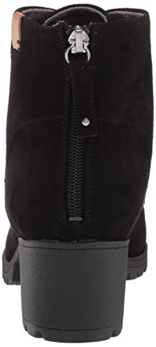 Dr. Scholl's Shoes Women's Laurence Ankle Boot, Black Microfiber, 6