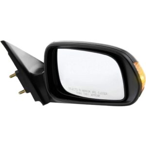 for scion tc 2005-2010 door mirror passenger side | power | non-heated | non-folding | w/signal light | 5-hole | 5-prong connector | paintable | replacement for 8791021190c0 | sc1321102