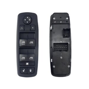 front driver side power master window switch compatible with 2009-2012 dodge journey 2008-2012 dodge nitro 2008-2012 jeep liberty replace# 4602632ag